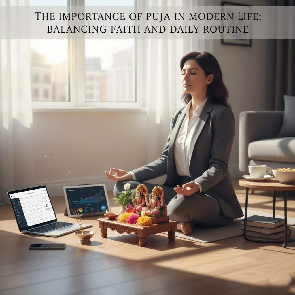 The Importance of Puja in Modern Life: Balancing Faith and Daily Routine
