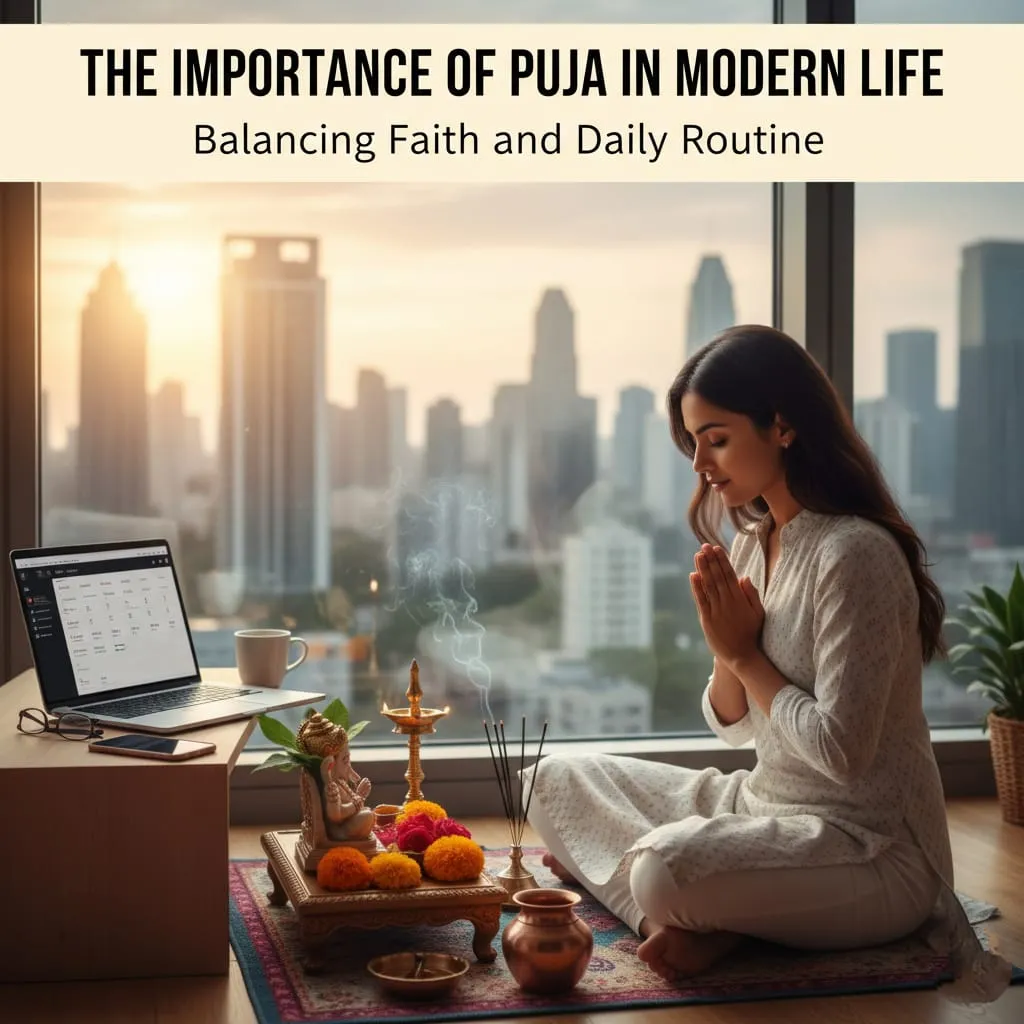 The Importance of Puja in Modern Life: Balancing Faith and Daily Routine